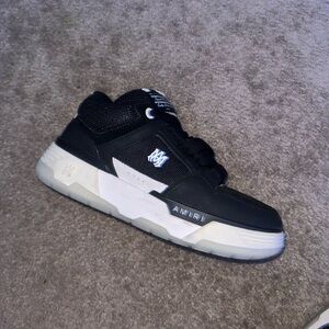 AMIRI Kids Black and White Sneakers